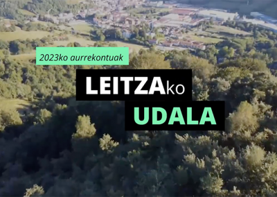 Vidéo pour le mairie de Leitza des budgets 2023